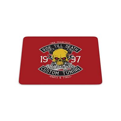 Bonamaison, Digital Print Rectangle Mouse Mat Non-slip Base for Office and Home, Size: 22x18cm