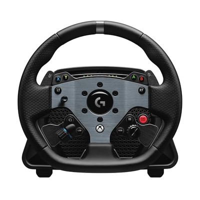 Logitech G PRO Racing Wheel - Stuurwiel voor pc, Xbox Series X|S, Xbox One, Direct Drive 11 Nm kracht, ultrarealistische feedback, magnetische schakelpaddles, dubbele koppeling,PRO-knopindeling-Zwart
