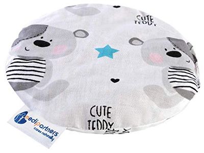 Kersenpitkussen Warmtekussen voor Baby's 180g Ronde 15cm Eco Natuur 100% Katoen Medi Partners Warmte + koude Massage therapie