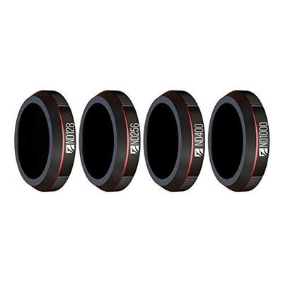 Freewell Lange belichting-4K-serie-4Pack ND128, ND256, ND400, ND1000 Camera Lens Filters Compatibel met Mavic 2 zoom/Enterprise