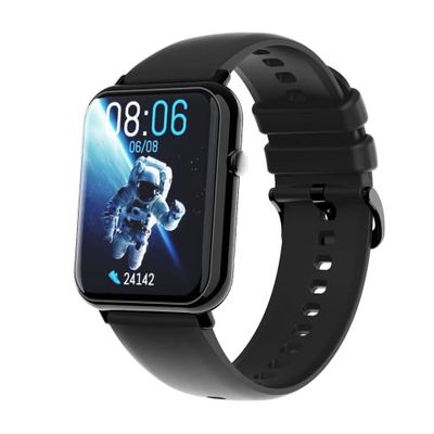 AMYPUK Montre connectée Tendance, Plusieurs Fonctions, Tracker d'activité Compatible avec Android et iOS, GPS, détection d'oxygène dans Le Sang, Noir 19