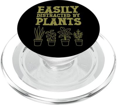 Gardening Potted Plant Easily Distracted By Plants PopSockets PopGrip for MagSafe