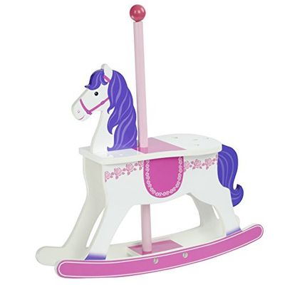 Caballo balancín de madera para muñeca de 457 cm Olivias Little World TD-0097A