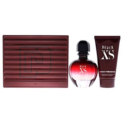 Paco Rabanne Black Xs For Women 2 Pc Gift Set 1.7Oz Edp Spray, 2.5Oz Body Lotion