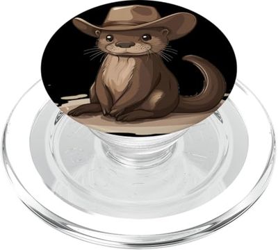 La nutria vaquera más divertida que se apodera del oeste PopSockets PopGrip para MagSafe