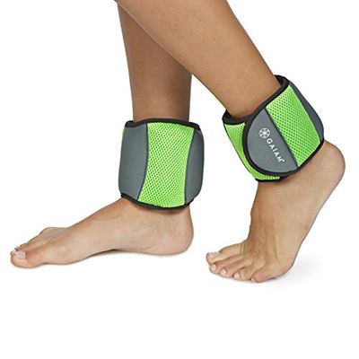 Gaiam Ankle Weigjhts, 5lb Set Pesas de Tobillo, Unisex, Juego de 5 Libras (2.5 Libras Cada uno), 5-Pound