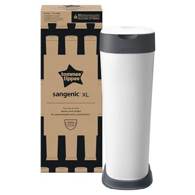 Tommee Tippee Twist and Click luieremmer, maat XL, voor maximaal 60 luiers, milieuvriendelijker systeem