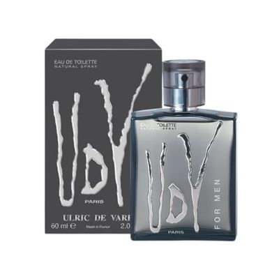 ULRIC DE VARENS - Eau De Toilette UDV For Men - Fougère, Boisée, Orientale - Parfum Homme - Vaporisateur - Made in France - 60 ml