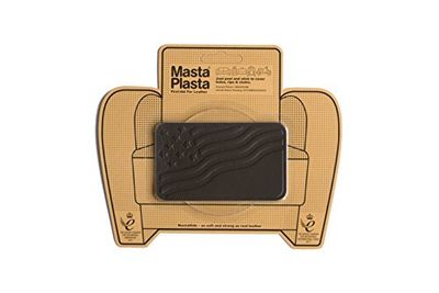 MastaPlasta Self-Adhesive Premium Leather Repair Patch - Brown Flag 10cm x 6cm (4in x 2.4in). Your Instant Stick-On Repair and Decoration for Sofas, Car Seats, Handbags, Jackets & DIY