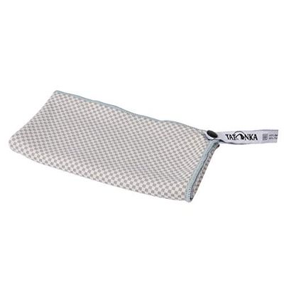 Tatonka Reishanddoek Travel Towel Bamboo M (60x120 cm) - Bamboe handdoek - ultralicht, extreem absorberend, sneldrogend, antibacterieel en geurneutraliserend - inclusief pakzak (grijs)