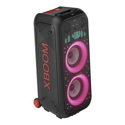 LG Cassa Bluetooth Potente, Portatile, Grande, Altoparlante Wireless Bluetooth, XBOOM, Party Speaker con Maniglia, Karaoke, Waterproof e Resistenza alla Polvere, XL9T