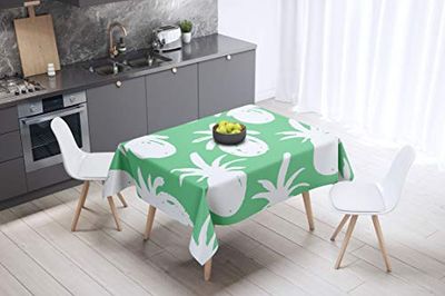 Bonamaison köksdekoration, bordsduk, lila, svart, 140 x 140 cm – designad och tillverkad i Turkiet