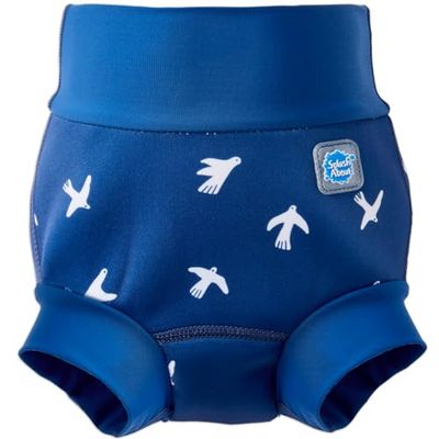 Splash About Happy Nappy White Birds 3-6 Months Toddler Swim