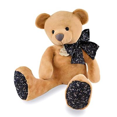 HISTOIRE D'OURS - Très Grande Peluche Ours - Marron Clair 60 cm - Collection Copains Câlins - Doudou XXL Ultra Doux - Compagnon Idéal de Bébé - Idée cadeau Naissance pour Filles et Garçons - HO3197