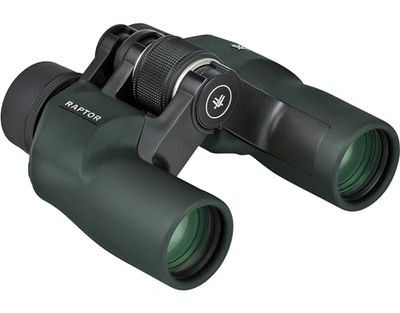 Vortex Optics Raptor 8.5 x 32 Binoculars - Green, 8.5 x 32 cm