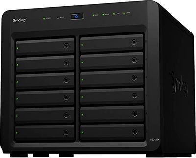 Synology DiskStation DS2422+ 12 Bay Desktop NAS Solution, Installed with 12 x 12TB HAT5300 drives
