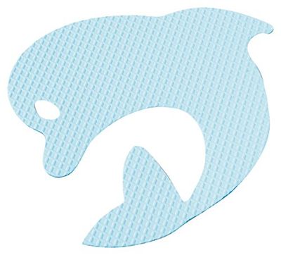 Brinox Antideslizante Bañera Diseño Delfines, Azul, 11 x 9.4 x 0.1 cm