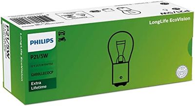 Philips 12625CP - BAX B8.4D 1,2W 12V Black 10 Unità