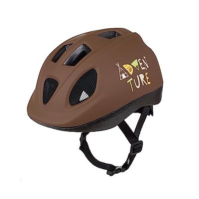 Polisport Kids Helmet-Adventure-(XS = 46/53), Casco Unisex-Youth, Marrone