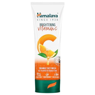 Himalaya Lavaggio Viso Luminoso alla Vitamina C Arancia | Detergente Viso Luminoso | Rimuove la Pelle Spenta | 100ml