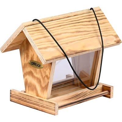 dobar ® Vogelhuis Llama hangend, gevlamd, voederstation voor wilde vogels, voederplaats voor wilde vogels, 26 x 15 x 21 cm