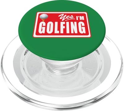 Sì, sto giocando Golf Campo da golf Golf Golf Pensionamento in pensione PopSockets PopGrip per MagSafe