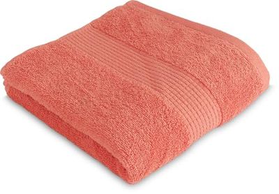 Toalla de baño, 50 x 90 cm, 100% algodón, 450 gr/m2, Color Coral