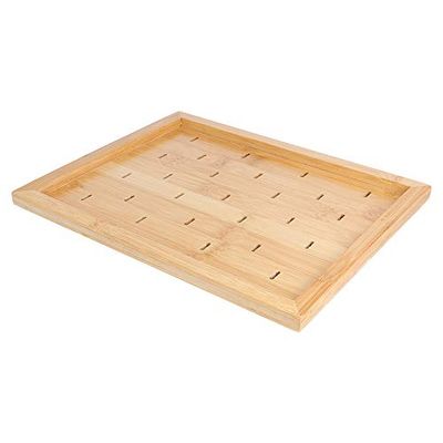 Garcia de Pou PBA2520 Plateau bambou pour 25 piques Golf, Bambou, naturel, 42 x 27 x 26.83 cm