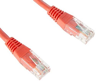 Pro Signal PS11303 RJ45 Male to Male Cat5e UTP Ethernet Patch Lead, 0.2m, Orange