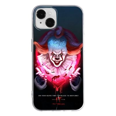 ERT GROUP mobiltelefonfodral för Iphone 14 PLUS originalt och officiellt licensierat Horror mönster It 020 optimalt anpassad till formen på mobiltelefonen, fodral tillverkad av TPU-plast