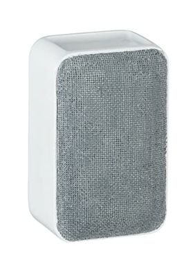 WENKO Vaso de dientes Ambila gris - Soporte para cepillos de dientes, para cepillos y pasta de dientes, Poliresina, 7.5 x 12 x 6.5 cm, Gris