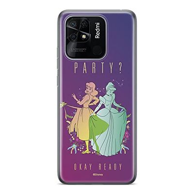 ERT GROUP mobiltelefonfodral för Xiaomi REDMI 10C originalt och officiellt licensierat Disney mönster Cindrella 002 optimalt anpassad till formen på mobiltelefonen, fodral tillverkad av TPU-plast