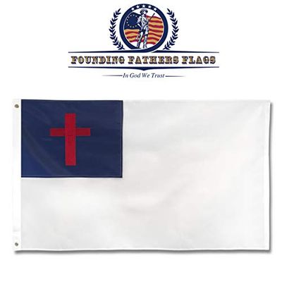 Founding Fathers Flags FFF - Bandiera cristiana per esterni, multicolore