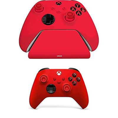 Razer Universal Quick Charging Stand for Xbox con Xbox Wireless Controller, Ricarica Rapida, Compatibilità Universale, Sistema a Contatto Magnetica, Alimentata via USB, Pulse Red