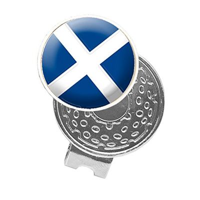 Asbri Golf Unisex Adult Scotland Cap Clip - Silver, N/A