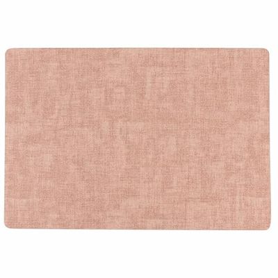 VDE Villa d'Este Home Tivoli 1996 Set van 6 placemats 45 x 30 cm, van PVC, soft touch, roze
