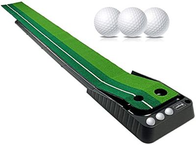 KLEA Golf Putting Tappetino da golf con ritorno automatico