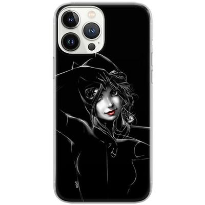 ERT GROUP mobiltelefonfodral för Iphone 13 PRO MAX originalt och officiellt licensierat DC mönster Catwoman 002 Vit optimalt anpassad till formen på mobiltelefonen, fodral tillverkad av TPU-plast