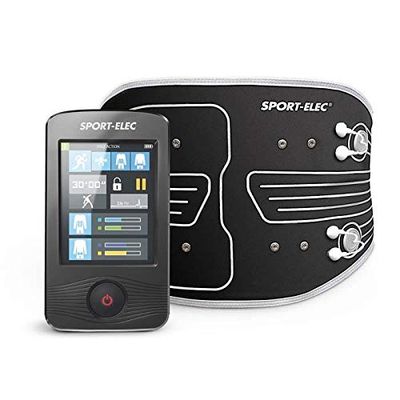 Sport-Elec Mixte Free Action 4 Moteurs Maxibelt electrostimulateur, Noir, Taille unique EU