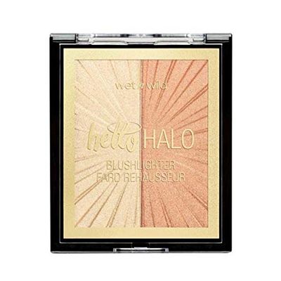 Wet n Wild MegaGlo Blushlighter, Rouge- och Highlighterduo för att Markera och Ge Omedelbar Lyster, Mjuk och Byggbar Formula med Ultrareflekterande, Mikrofina Pärlpigment, i Nyansen I Met Someone