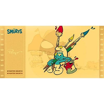Golden Ticket Cartoon Kingdom Los SCHTROUMPFS - El Pitufo Pintor