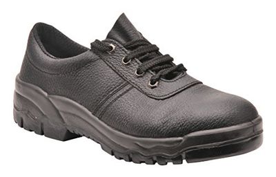 Portwest Zapato De Trabajo O1, Tamaño: 41, Color: Negro, FW19BKR41