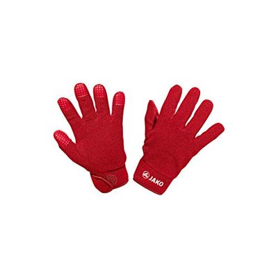 JAKO, Guanti Unisex, Rosso, 11