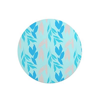 Questo Casa, Ronde digitaal bedrukte muismat, antislip onderkant, voor kantoor en thuis, diameter: 22 cm