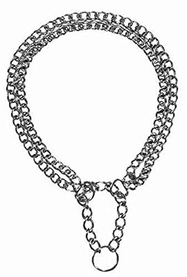 Trixie Dog Choke Chain, Double Row, with Strain Relief, 55 cm/2.5 mm