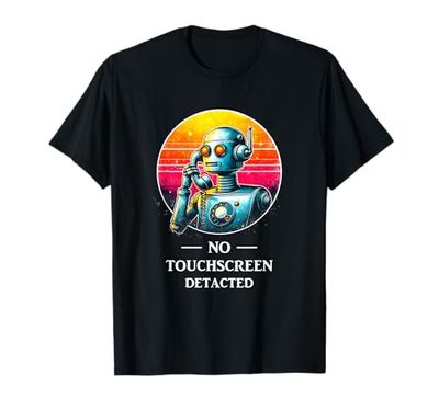Funny Retro Robot Rotary Phone Robot Shirt Robotics Cool 80s T-Shirt