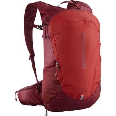 Salomon Trailblazer 20 Mochila de Senderismo Unisexo, Versatilidad, Fácil de usar, Comodidad y ligereza, Rojo