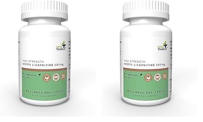 VitaThrive® Acetyl L Carnitine 500mg – 90 Capsules (Pack of 2)