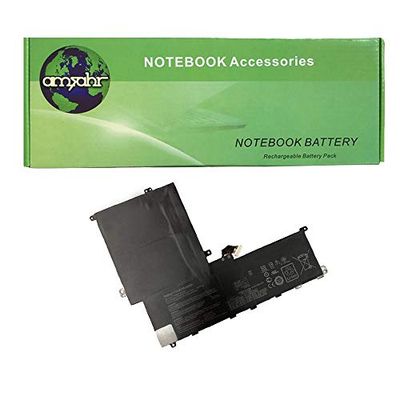 AMSB6| Amsahr C41N1619-05 Replacement Battery for ASUS C41N1619, B9440, B9440UA7200, B9440UA7500, Pro B9440, PRO B9440UA - Includes Mini Optical Mouse ()