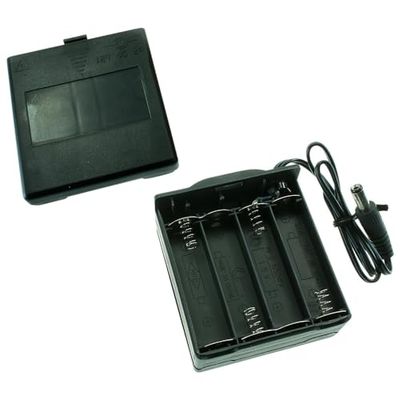 Batterij Box MPD Mignon Box met niedervolt-Steckverbinder